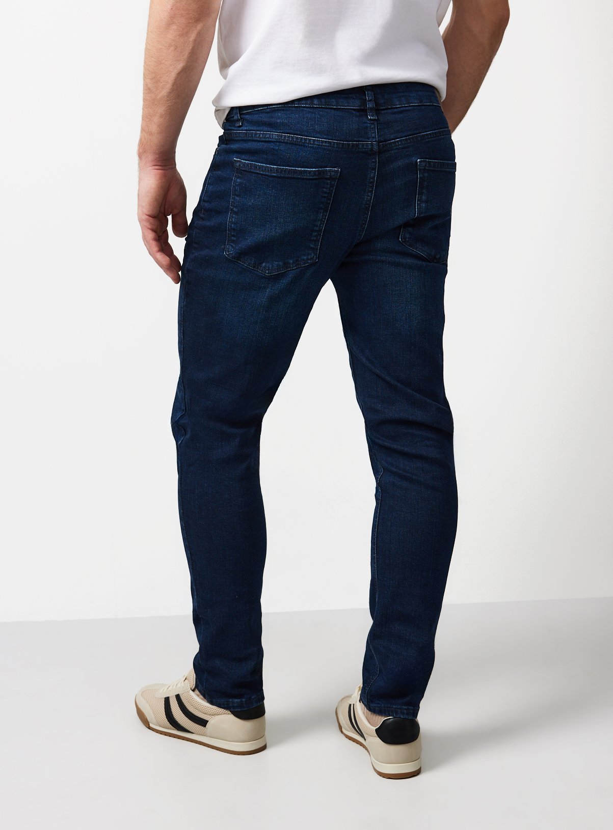 Mid Dark Skinny Fit Jeans 38L - Image 5 thumbnail